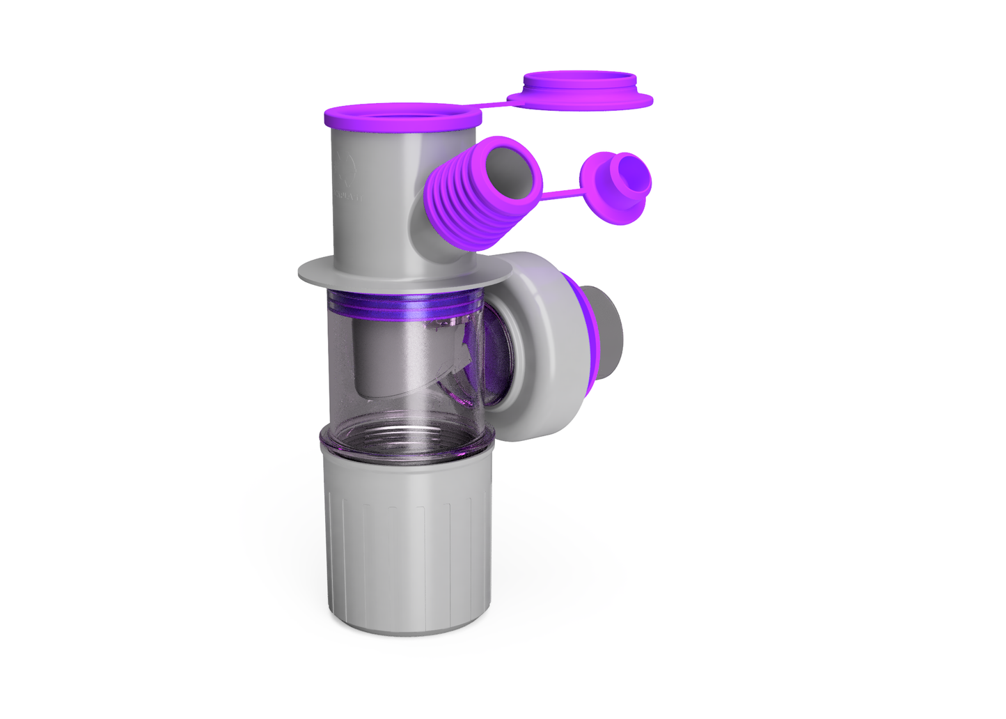 AQUENOX DRAINDUO – Waschbecken-Abflussadapter mit 2 Eingängen