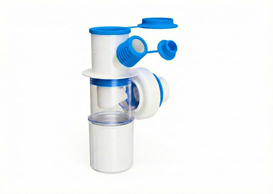 AQUENOX DRAINDUO – Waschbecken-Abflussadapter mit 2 Eingängen